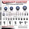 Service Caster 3'' Blue Poly Wheel Swivel 7/16'' Grip Ring Stem Caster Set 2 Brakes, 4PK GR20S314-PPUB-BLUE-PLB-716138-2-S-2 - alternate 5